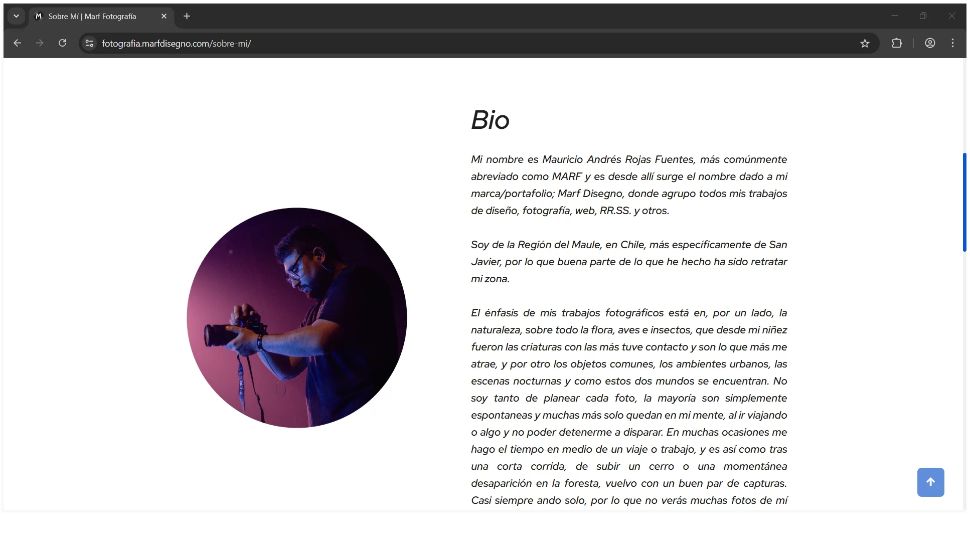 Bio - Marf Foto