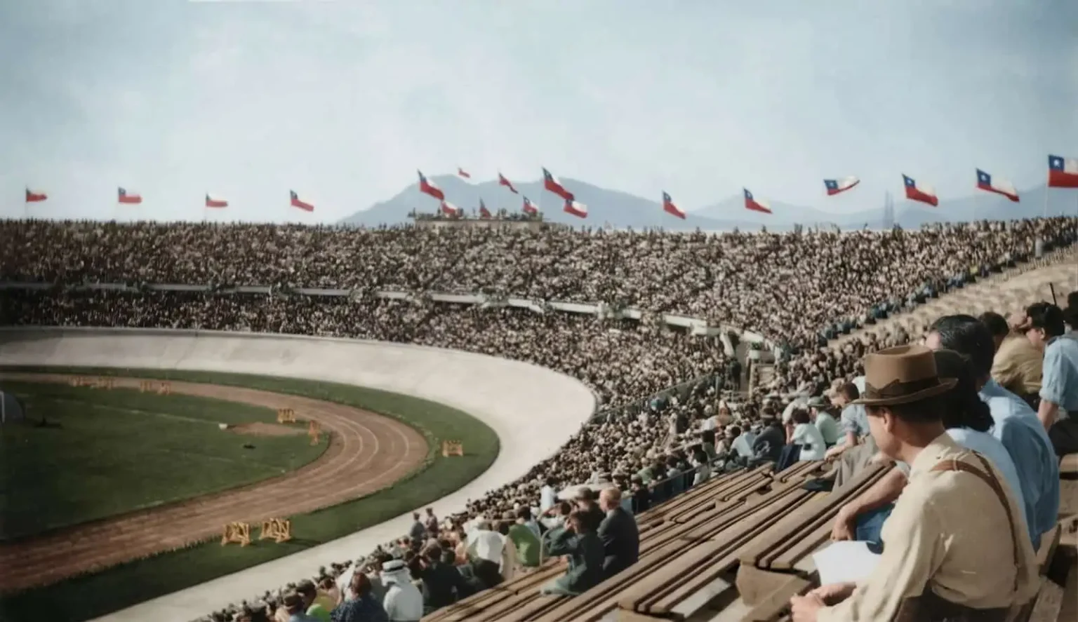 Estadio Nacional, Chile, 1940. Por Ars Focus